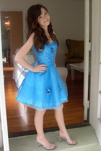 Blue With Homecoming Dresses Gracelyn Tulle Cute 10934