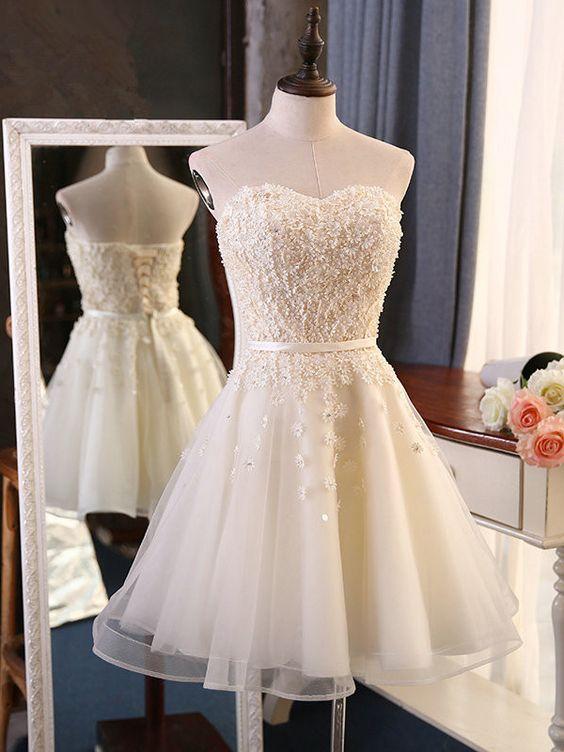 Jade Homecoming Dresses Lace Sweetheart Up 12894