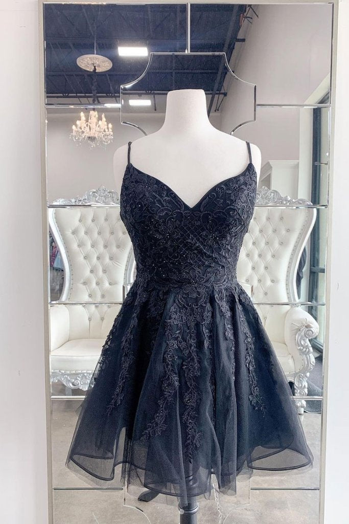 BLACK COCKTAIL DRESS Homecoming Dresses Magdalena 15186