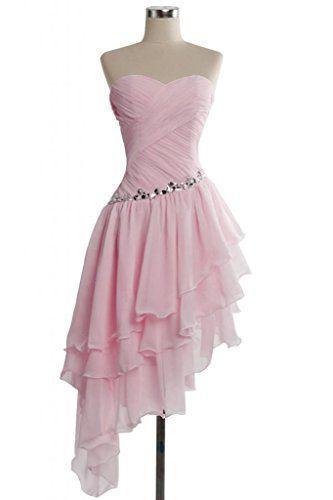 Dress Cheap Chiffon Homecoming Dresses Pink Haven Party Dresses 1883