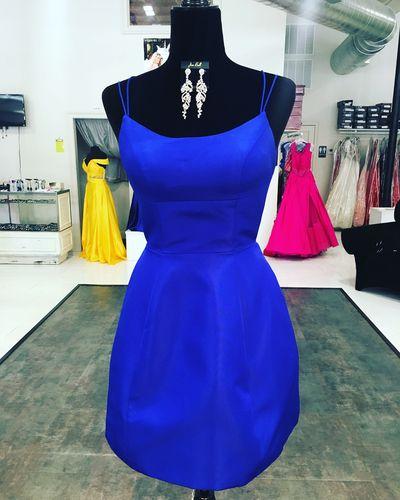 Short Royal Blue Homecoming Dresses Alicia 2137