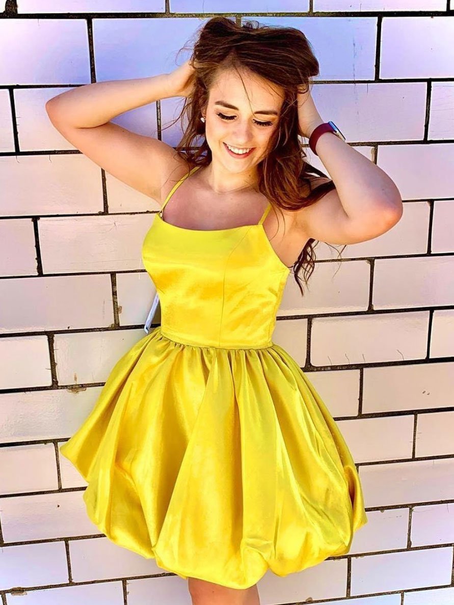 Homecoming Dresses Kamari Yellow 22713