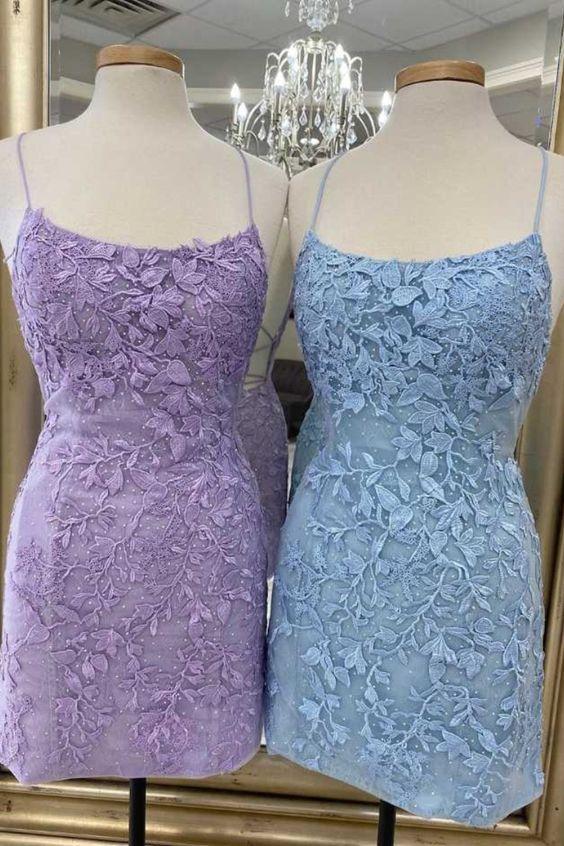 Straps Aurora Homecoming Dresses 24512