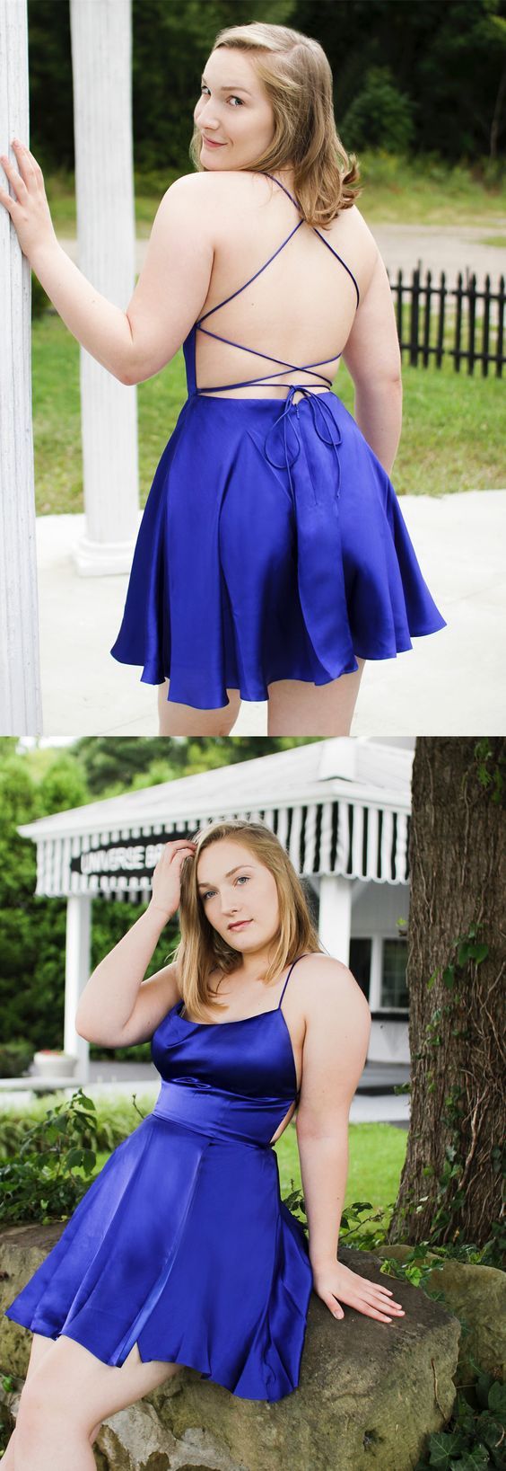 Plus Size Homecoming Dresses Royal Blue Pam For Teen Cheap Hoco Dress 2934