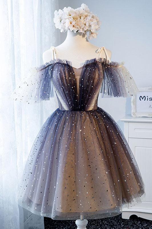 Unique Alisa Homecoming Dresses Tulle Short Dress Tulle 34