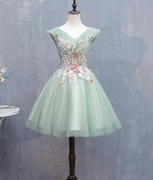 Cute Green Malia Homecoming Dresses 4624