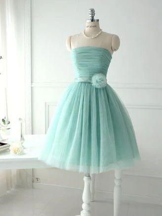 Green Katharine Homecoming Dresses Vintage Short 8759