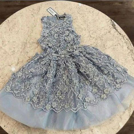 Unique Tulle Short Blue Homecoming Dresses Lace Daphne 9072