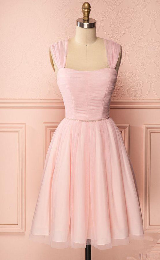 Short Dress Pink Homecoming Dresses Abby 9243