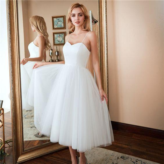 Elegant Kamora Homecoming Dresses Spaghetti Strap Sweet Tulle Short 9372