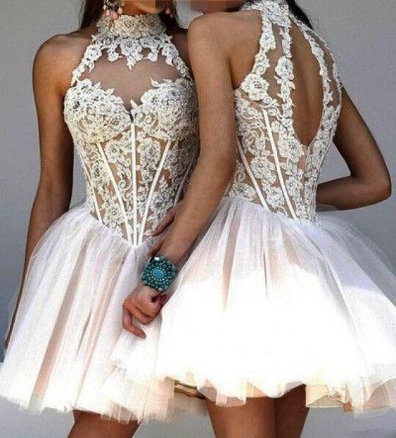 Short Party Homecoming Dresses Lea Dress A-Line Dresses 9812