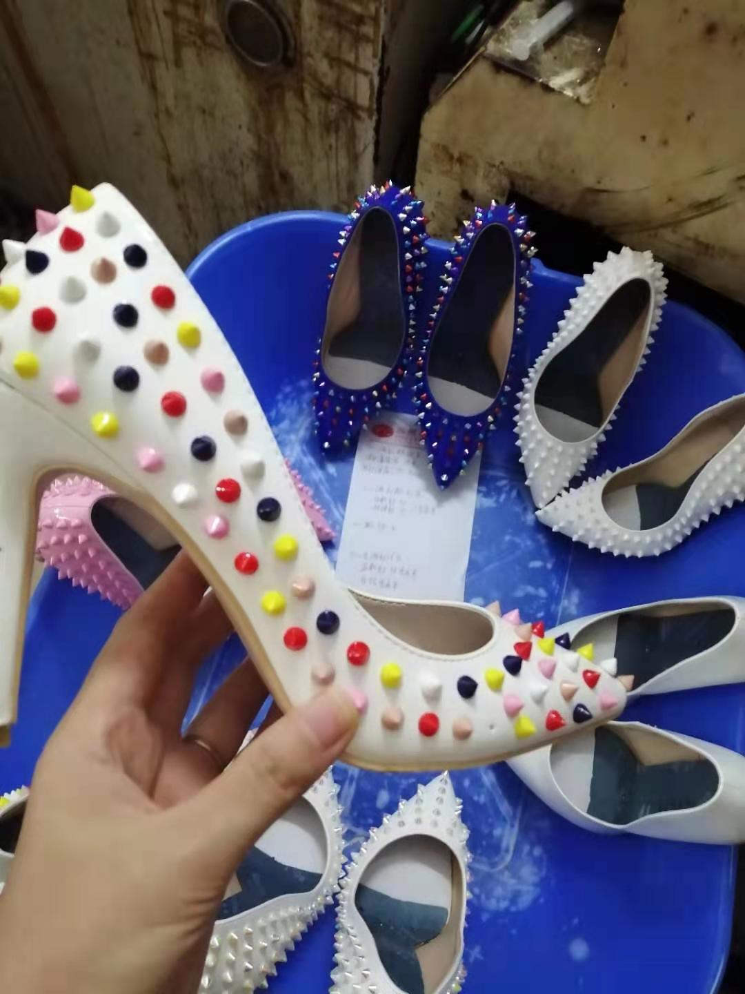 High-heels with Nails Fashion Women Party Shoes